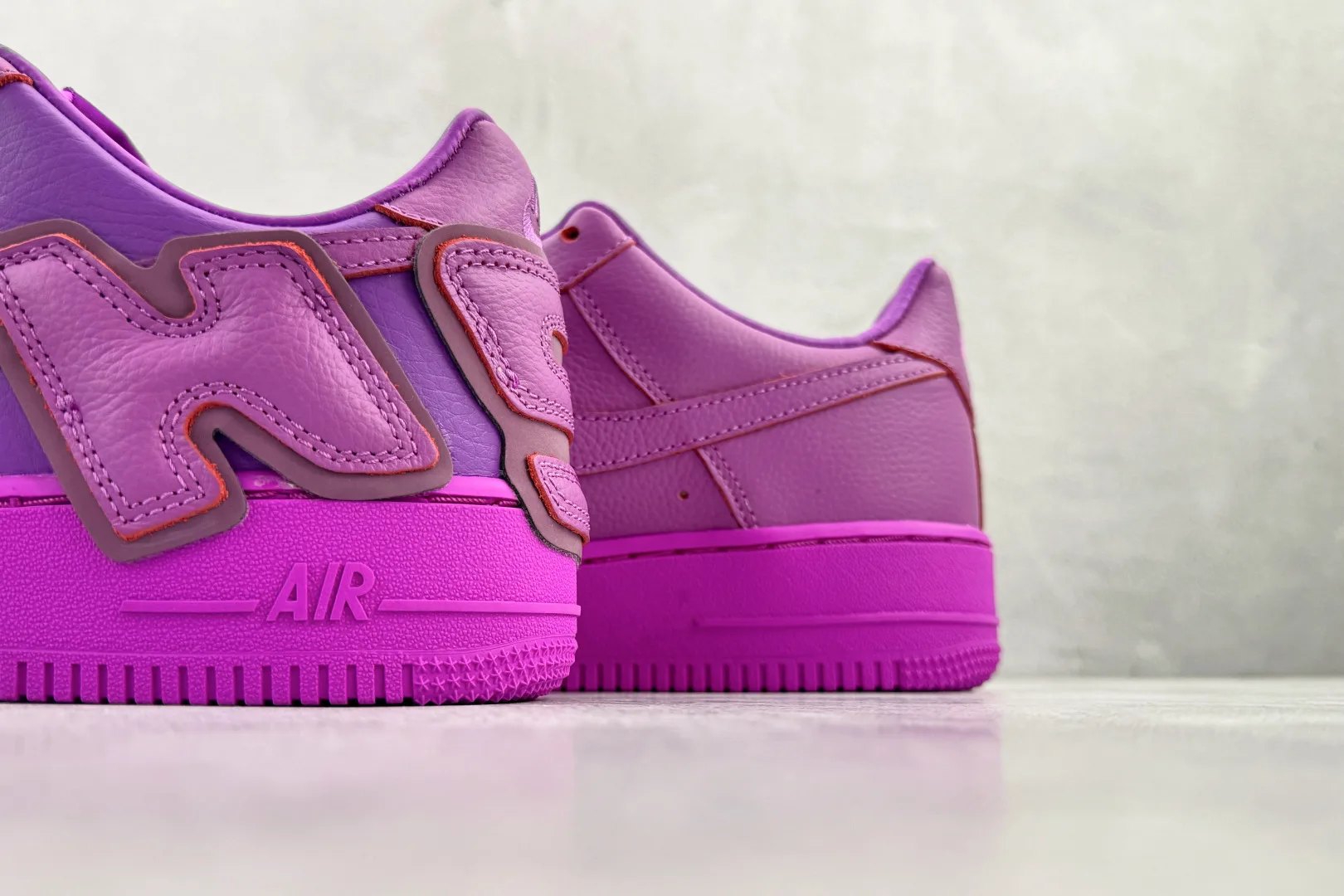 耐克CPFM x Nike Air Force 1纯原版本空军一号紫色AF1低帮板鞋 莆田耐克工厂 货号:FQ7069-500