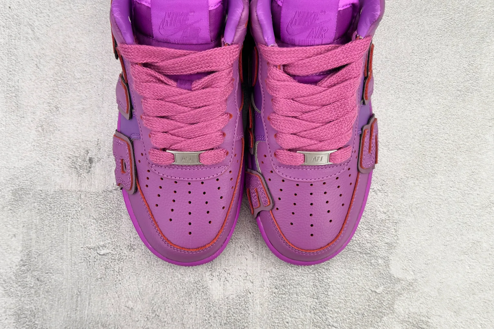 耐克CPFM x Nike Air Force 1纯原版本空军一号紫色AF1低帮板鞋 莆田耐克工厂 货号:FQ7069-500